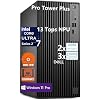 Dell Pro Tower Plus Desktop Computers, Intel 20-Core Ultra 7 265 (13 Tops NPU), 8GB DDR5 RAM, 512GB PCIe SSD, Copilot AI Business PC, DVDRW, 3 DisplayPorts, 2 Type-C, Windows 11 Pro