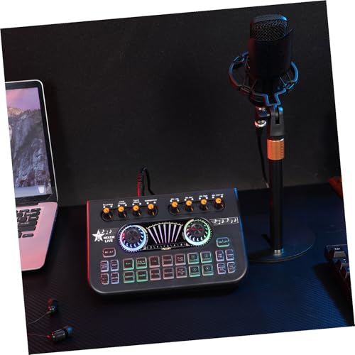 Mezclador de sonido para karaoke en casa y reuniones con amigos usando el equipo de música OSALADI 4
