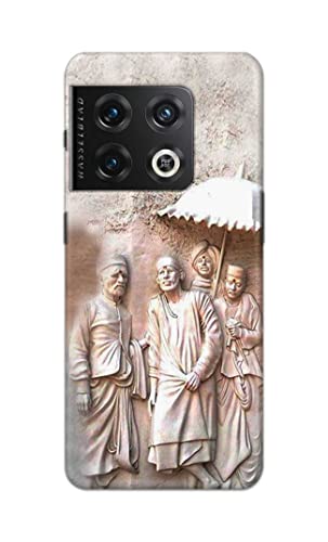 Image of Printed Hard Back Cover Case for OnePlus 10 Pro 5G Back Cover (Sai Baba) -1803