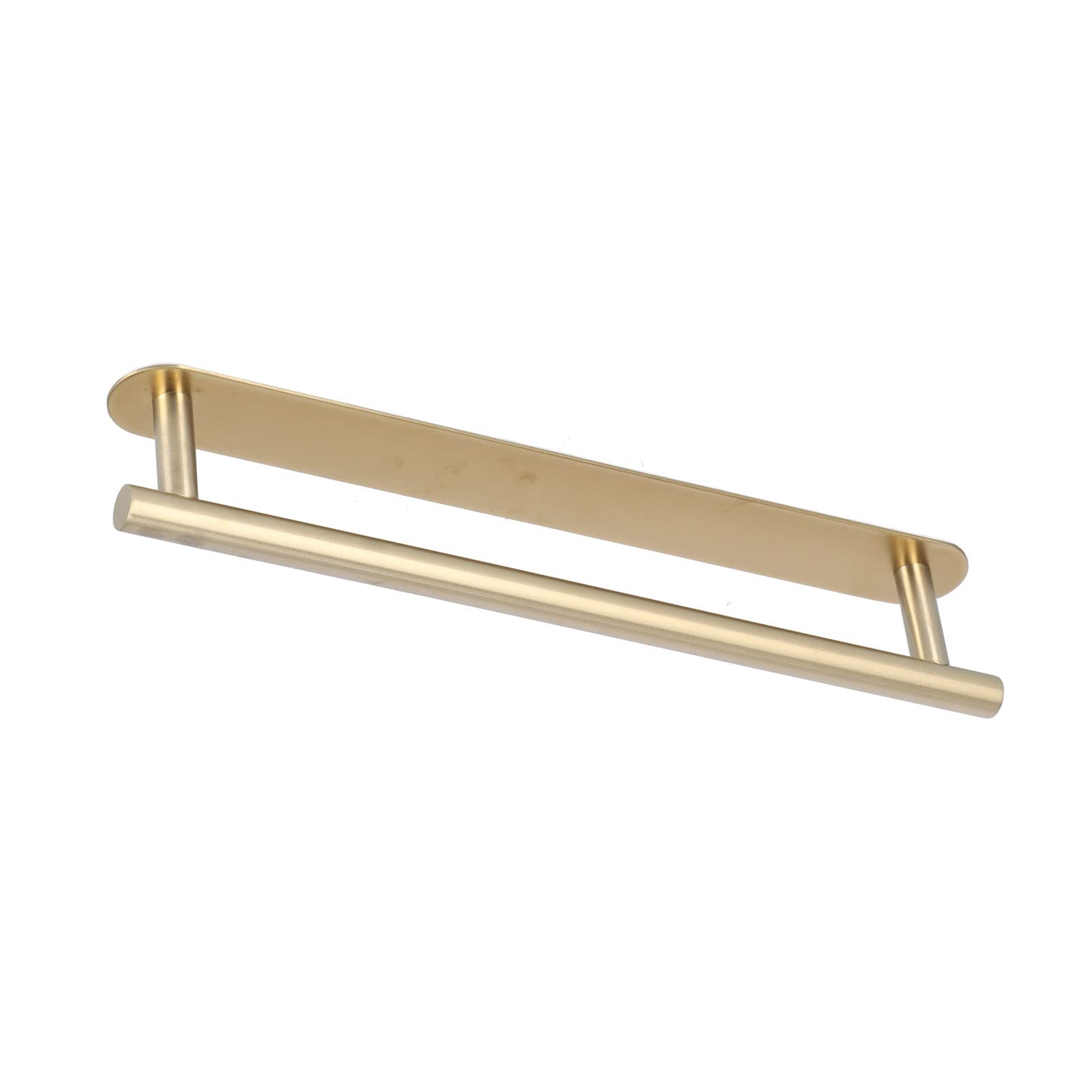 Toallero Individual de Acero Inoxidable 304 con Acabado Cepillado, Soporte Adhesivo para Baños y Cocinas (60cm)