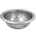 Houzer HW-AUG2RS Hammerwerks Series August Topmount Copper Lavatory Sink, Pewter