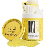 OZWAX Nose Wax Kit - Gentle Nose Hair Wax - Nose Wax Kit for Men and Women. Perfect Nose Waxing Kit