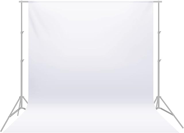 Neewer® 6 x 9FT / 1.8 x 2.8M PRO Photo Studio 100% Pure Muslin Collapsible Backdrop Background for Photography,Video and Television (Background Only) - White
