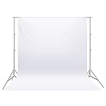 Neewer 10 x 20FT / 3 x 6M PRO Photo Studio 100% Pure Polyester Collapsible Backdrop Background for Photography,Video and Televison (Background ONLY) - WHITE