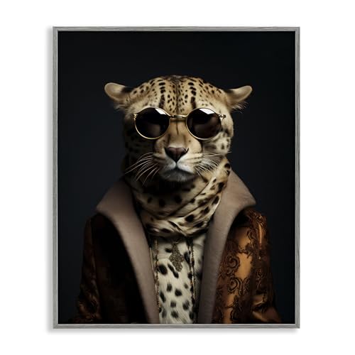 'Luxury Cat Couture'| Framed Giclee Art