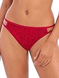 Freya womens Temptress Brazilian Brief Thong Panties, Cherry, Small US