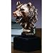 Stock Market Bear Bust - Wall Street Bronze Finish