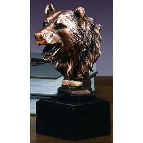 Busto de Oso para Wall Street Acabado en Bronce