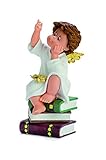 Firma de Nadal y del escultor Nadal Figura Decorativa ángel guardián, Resina, Multicolor, 8.50x9.50x16.50 cm