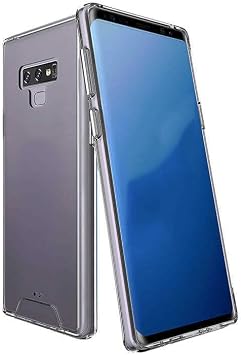 Elfia Samsung Galaxy Note 9 ile Uyumlu  effaf Tank Kamera Lens ve Darbe Korumal  Sert Silikon K l f, Gard