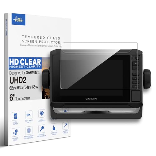 Verre trempé anti-rayures pour Garmin EchoMAP UHD2 63sv 64sv 65sv transparent