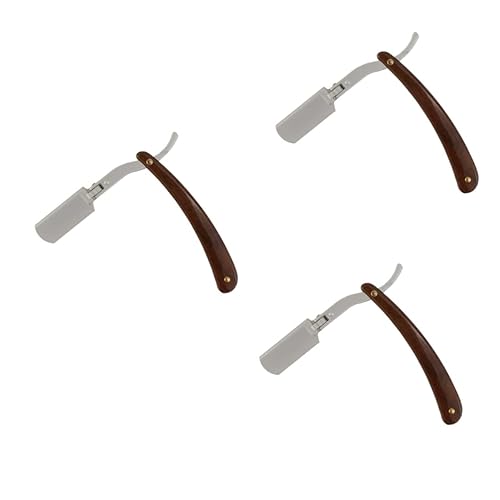 FRCOLOR 3 piezas de afeitar afeitadora de barba para hombre afeitadora para hombre afeitadora para hombres mango ergonómico afeitadoras para hombre
