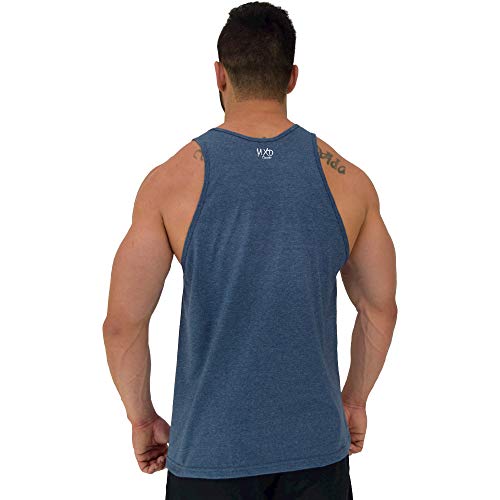 Regata Cavada Masculina MXD Conceito Ás Indígenas (Mescla Azul, GG)