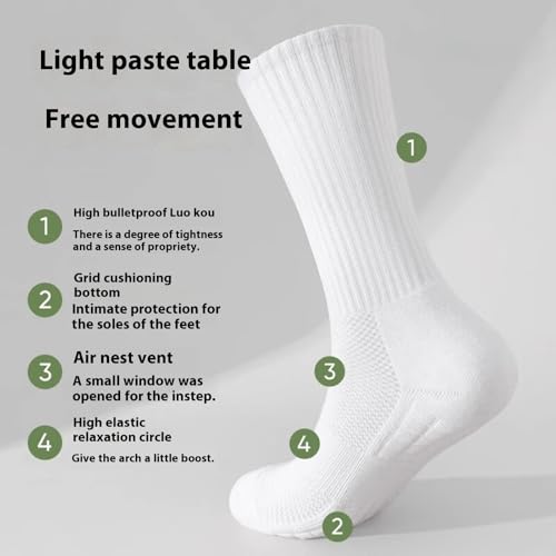 Unisex Athletic Running Socks for Spring Four Seasons Common Crew Socks Series 263