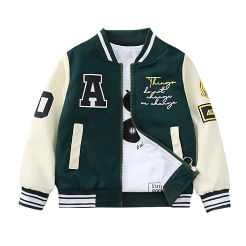 ACMEDE 1-11 Jahre Kleinkind Jungen Mädchen College Jacke Sweatjacke...