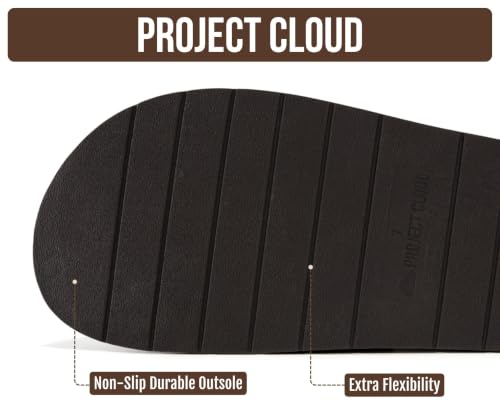 Image of Project Cloud 100% Genuine Leather Womens Clogs - Plush & Soft Insole with Arch Support Non Slip Mules & Clogs for Women Footwear - Water Resistant Women Shoes (Foamy)