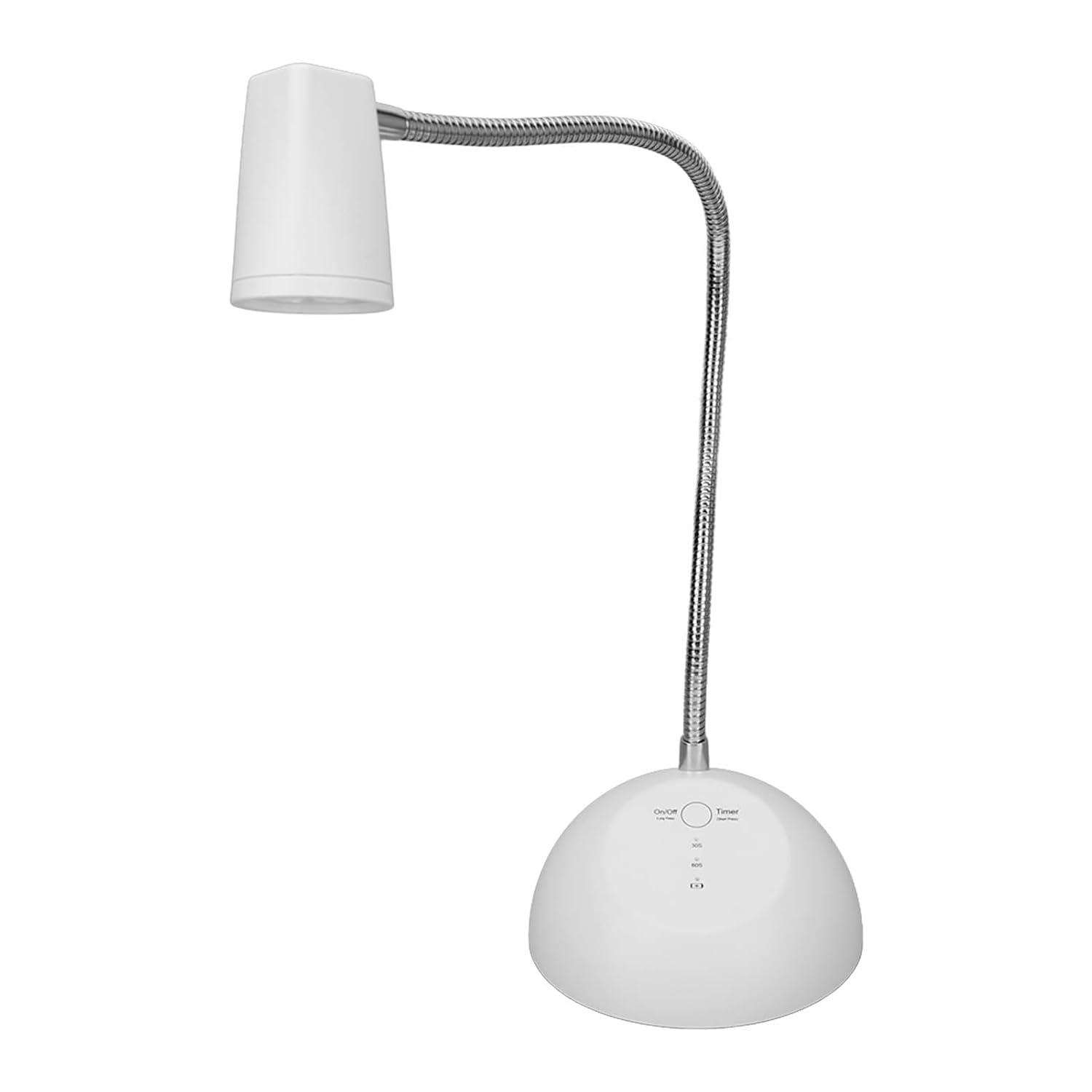 LED UV Nail Lamp with Gooseneck, 18W Rechargeable Cordless