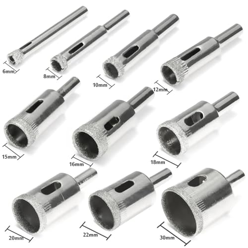 Set de brocas AVIMYA 10pc 10-50MM miniatura 5