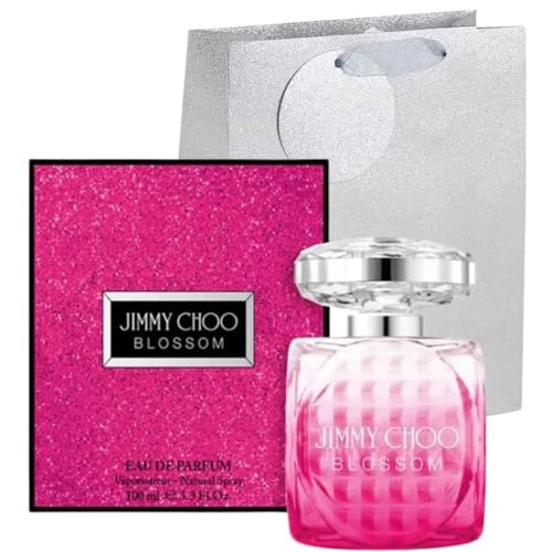 Jimmy Choo Blossom EDP 40ml Perfume for Women - Fruity Floral Fragrance Sweet Rose Musk and Sandalwood Bundled with Gift Bag & Krisp Thank You Card | (1 Pack)