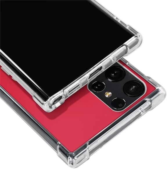 Skinit Clear Phone Case Compatible with Galaxy S24 Ultra - Officially Licensed University of Nebraska Go Big Red Design