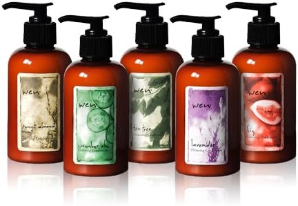 WEN Complete Set of All Five Cleansing Conditioners -WEN CUCUMBER ALOE,WEN SWEET ALMOND MINT,WEN WEN FIG CONDITIONER,WEN TEA TREE CONDITIONER,WEN LAVENDER CONDITIONER 6oz