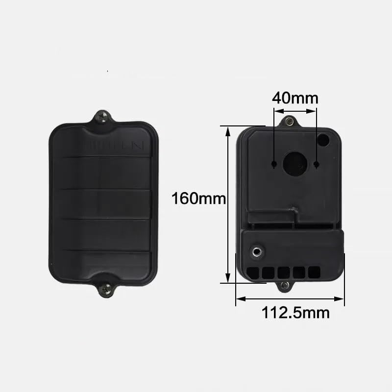 Herramientas para Exteriores Conjunto de respiradero de Caja de Filtro de Aire 2600 para Motor de Gasolina de 4 Tiempos MZ175 166F, Piezas del generador EF2600 Piezas de Repuesto
