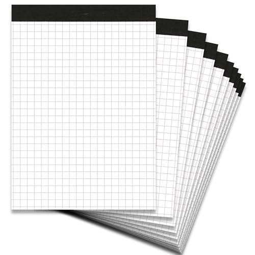herlitz Notizblock ohne Deckblatt A6 kariert 50 Blatt 70 g/m 10 Stück