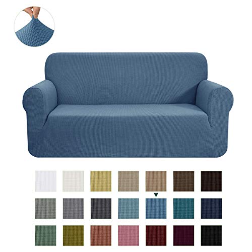 CHUN YI Stretch Loveseat Sofa Slipcover 1-Piece Couch Cover Furniture Protector, 2 Seater