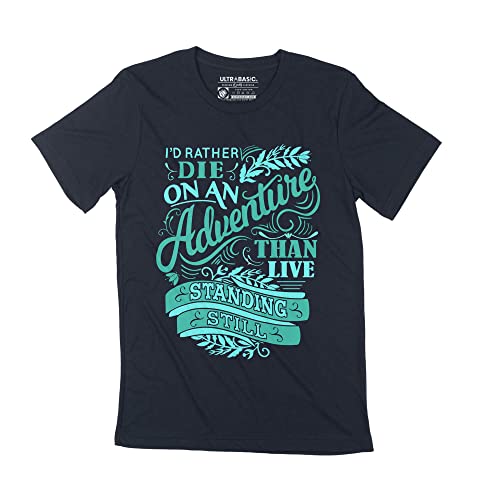 T-shirt graphique éco-responsable homme pour passionné de bivouac et vêtement nature vintage