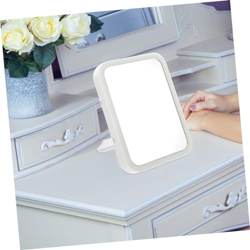 Espejo de maquillaje LED con luz y carga USB miniatura 2