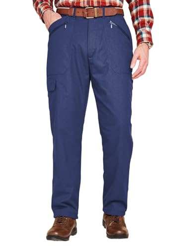 Pantaloni termici da uomo, completamente foderati