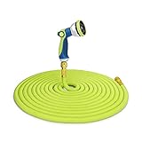 【Garantía de calidad】No hay necesidad de preocuparse por pedirlo, obtendrás 3 años de garantía, si tienes algún problema, por favor ponte en contacto con nosotros libremente por correo electrónico. Haremos todo lo posible para ayudarte. El paquete incluye: 1 manguera de jardín, 1 pistola de pulverización de 10, 1 adaptador de 3/4" y 1/2".