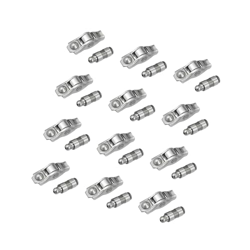 Hihaha - Hihaha Rocker Arm and Valve Lifter Kit 12 Pcs 3.6L Engine for ChrysIer 200 300 for Dodge Challenger Charger Durango for Ram 1500 for Jeep Wrangler Cherokee Compass 5184296AH 5184332AA Durable Material