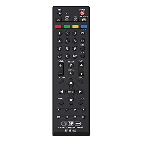 Gvirtue Universal Remote Control Ts-13+Al Replacement For Toshiba-Tv-Remote All Toshiba 3D Lcd Hdtv 4K Led Smart Tv Fire Tv With Learning Function #TOP3