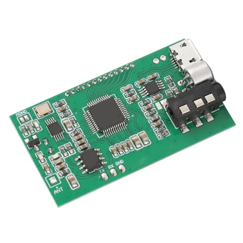 FM Wireless Transmitter Module, Professional High Sensitivity Digital Sound Mic Development Board for Radio Station Sound Transmitting with 3mW Output Power