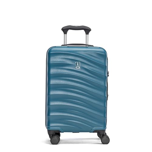 Image of Travelpro Maxlite Air V2 Hardside Expandable Carry on Luggage, 8 Spinner Wheels, Lightweight Hard Shell Suitcase, TSA lock, Teal, Compact Carry On 19-Inch