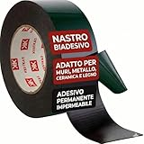 KESTKAS Nastro Biadesivo Extra forte multifunzione 50mm x 10m - fissaggio istantaneo su più superfici - Nastro biadesivo per muro