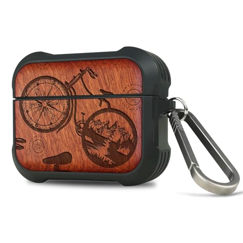 Carveit AirPods Pro 3 �P�[�X AirPods Pro ��3���� �ؐ� �P�[�X�y�V�R��+TPU �V���R���c�[�C�������z�Ռ� �z�� ���C�����X�[�d �Ή� �`�^�����J���r�i�t�� ����~�� �ϏՌ� �J�o�[ (�o���F-���]�Ԗ`��)