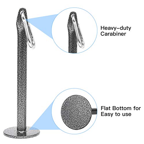 Riiai Steel Weight Plate Loading Pin Steel Workout Weights Lifting Holder Stand Rack Pulley Cable Machine System Weights Stand for Muscle Strength Training Exerciser