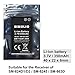 SIMOLIO Replacement Li-Battery Wireless TV Headsets SM-823 Pro, SM-823D Pro, SM-824D1, SM-824D2, SM-828D1, SM-828D2, SM-8245 and SM-863D Series, Rechargeable Battery TV Hearing Headset