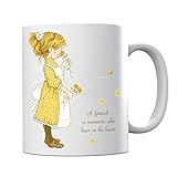 Holly Hobbie A Friend Lives in The Heart Mug