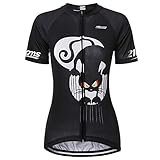 WAZA Maillot Ciclismo Mujer Manga Corta Gato Animal para Mujer Ciclismo al Aire Libre Ropa Bicicleta MTB Camiseta Transpirable Secado Rápido Deportes (M)
