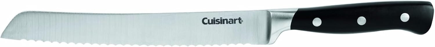 Cuisinart bread knife with serrated edge and black handle