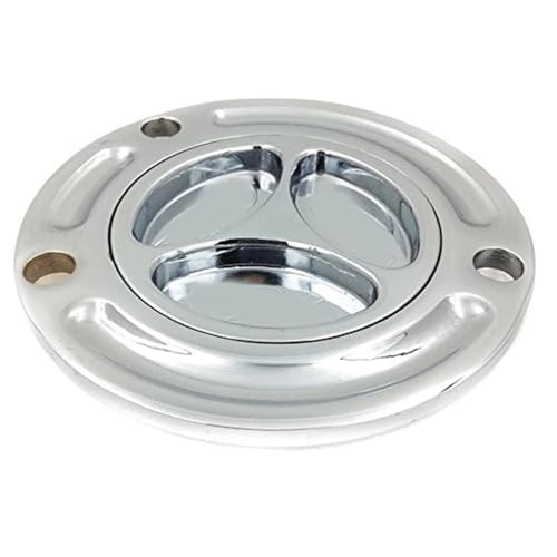 Tapa de tanque de moto premium sin llave cromada negra para gama CBR 600 y 1000RR