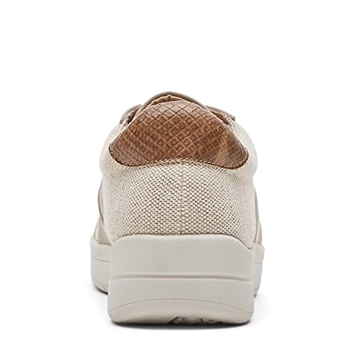 Rockport Women's Truflex Navya Circle Lace Sneaker, Taupe, 9.5 #TOP4