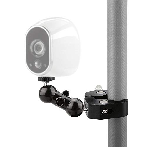 Clamp Mounting Bracket,5.5 Inch Arm Clip Holder Mount Compatible with Arlo Essential,Arlo pro,Arlo go,Arlo pro 2 Security Camera