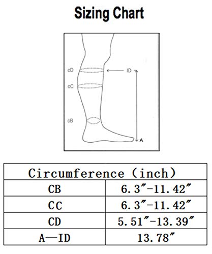 Leotruny 3 Pairs Women's Cotton Opaque Knee High Socks (C06-3 Pairs White Black Gray) #TOP6