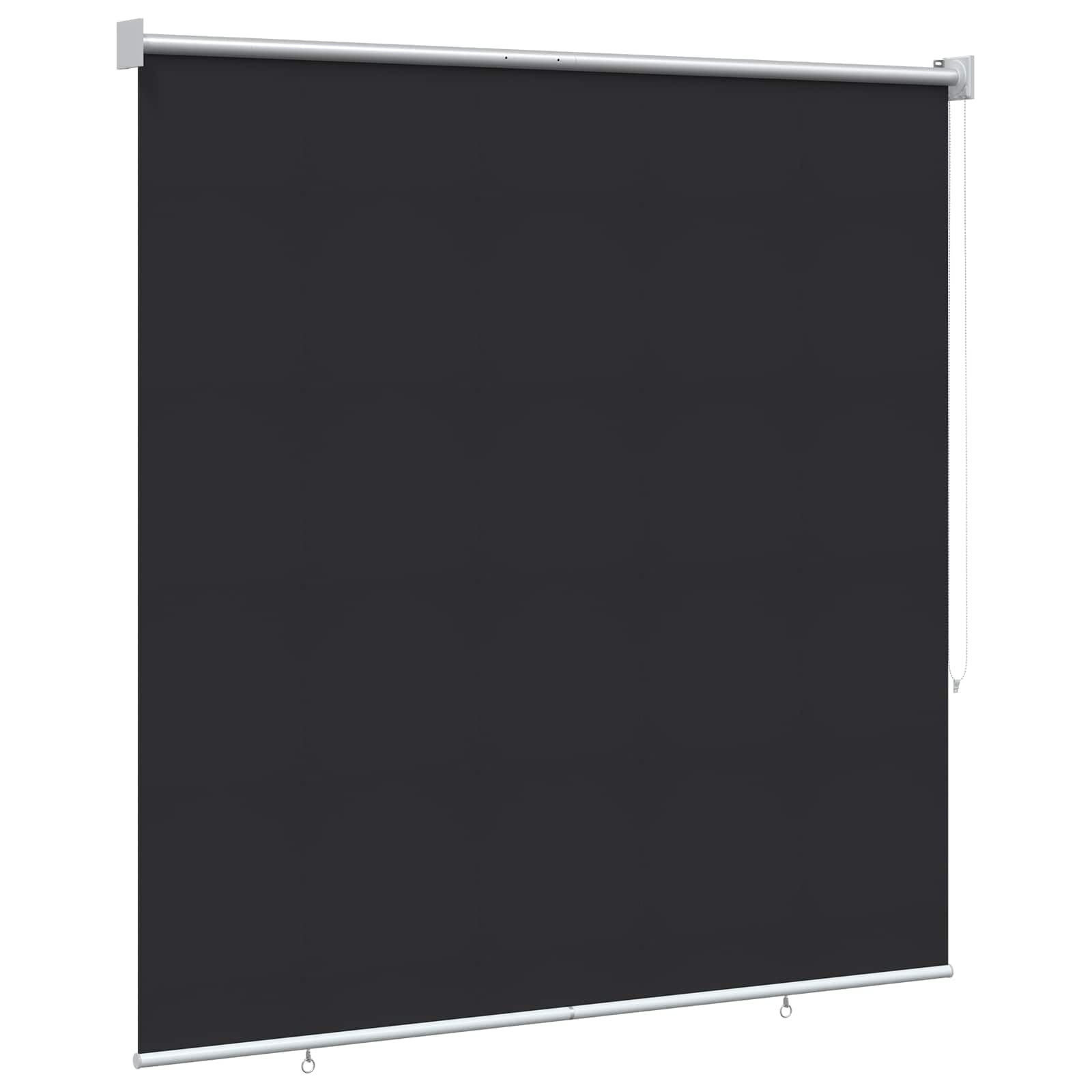 Tenda avvolgibile in poliestere antracite da parete soffitto | Controllo termico, filtro luce, protezione privacy, installazione flessibile