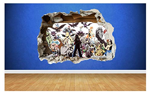 Thorpe Signs Sticker mural Go #1 en vinyle 3D pour chambre d'enfant Motif 80 x 58 cm Cover