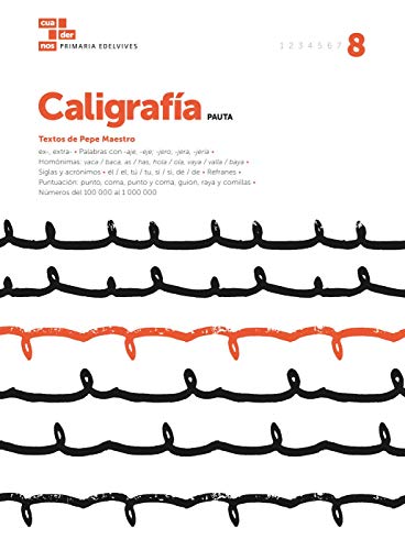 Portada de Cuaderno Educacion Primaria Caligrafía 8